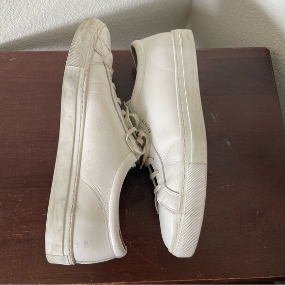 Arigato Front Lace White Leather Sneaker - Picture 4 of 7